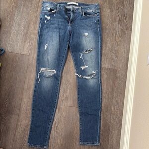 Joe's Jeans Blue Skinny Distressed Denim size 31